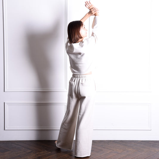 裏起毛ワイドパンツ